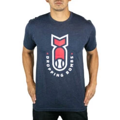 Baseballism Dropping Bombs Men's T-Shirt -Baseball Store 01 bombs 1
