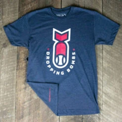 Baseballism Dropping Bombs Men's T-Shirt -Baseball Store 01 bombs 3 2