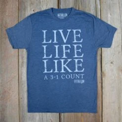 Baseballism Live Life Like Men's T-Shirt -Baseball Store 01 livelife 3 4