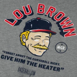 Baseballism Lou Brown Men's T-Shirt -Baseball Store 01 loubrown 2 3