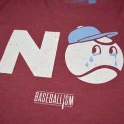 Baseballism No Crying Men's T-Shirt -Baseball Store 01 nocry 1 6