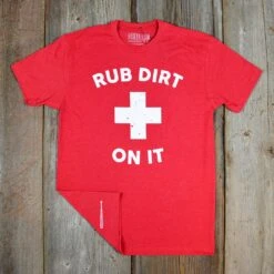 Baseballism Rub Dirt On It Men's T-Shirt -Baseball Store 01 rubdirt 3 1