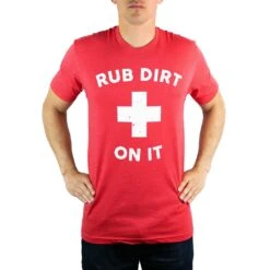 Baseballism Rub Dirt On It Men's T-Shirt -Baseball Store 01 rubdirt 4