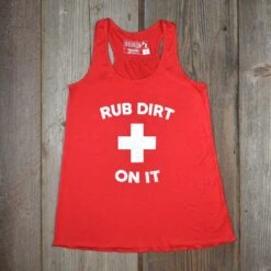 Baseballism Rub Dirt Women's Tank -Baseball Store 06 rubtank 4 2