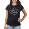 Baseballism Women's For The Love Of The Game T-Shirt - Black