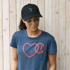 Baseballism Love Baseball Women's Tee -Baseball Store 07 lovebb 3 2