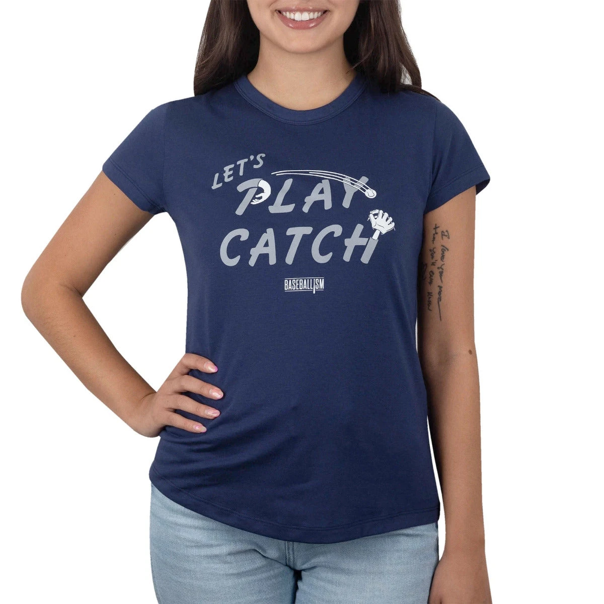 Baseballism Women's Play Catch T-Shirt 1 Baseballism Women's Play Catch T-Shirt