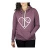 Baseballism Heart Seams Women's Hoodie