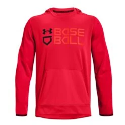 Under Armour Men's Baseball Graphic Hoodie 22 -Baseball Store 1374377 001 Red