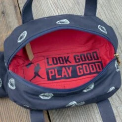 Baseballism Glove Toiletry Bag - Blue/Grey Canvas -Baseball Store 18 glovetb 2 1