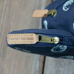 Baseballism Glove Toiletry Bag - Blue/Grey Canvas -Baseball Store 18 glovetb 3