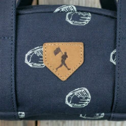 Baseballism Glove Toiletry Bag - Blue/Grey Canvas -Baseball Store 18 glovetb 5