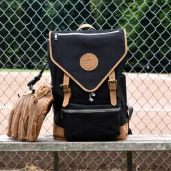 Baseballism Rowengartner Backpack - Black -Baseball Store 18 rowbp 1