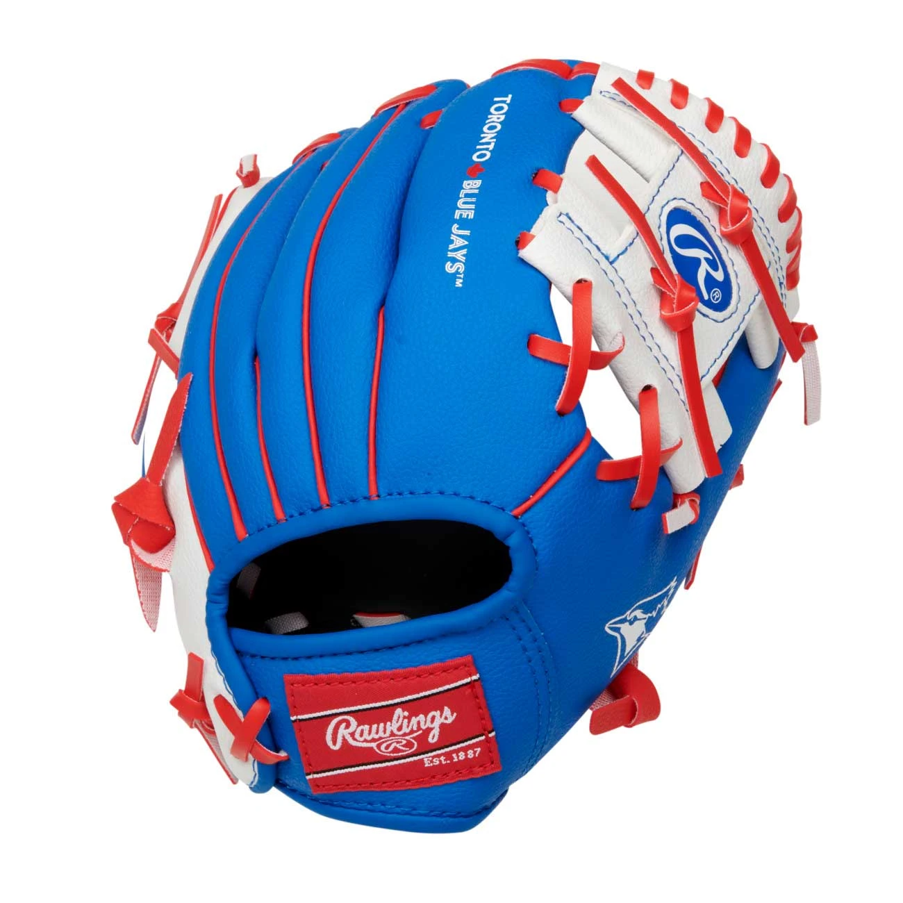 Rawlings MLB Team Logo Glove Blue Jays 10"-RHT 1 Rawlings MLB Team Logo Glove Blue Jays 10"-RHT