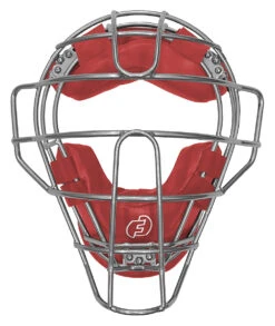 Force3 Traditional Defender Mask -Baseball Store BD31 11 2 1 22 Force3 Defender Traditional Mask Front Red Silver