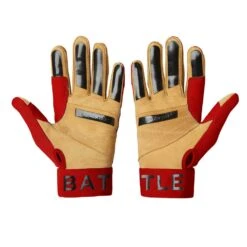Warstic Adult Workman3 Batting Gloves -Baseball Store BG W3 RDBK 02