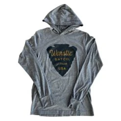Warstic Arrowhead Long Sleeve Hoodie Tee Grey