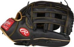Rawlings R9 Baseball 12 3/4" OF, Conv/Pro H Web-Right Hand Throw -Baseball Store R93029 6BG 3