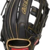Rawlings R9 Baseball 12 3/4" OF, Conv/Pro H Web-Left Hand Throw