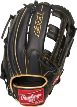 Rawlings R9 Baseball 12 3/4" OF, Conv/Pro H Web-Left Hand Throw