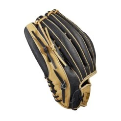 Wilson A2000 SuperSkin 1810 Black/Blonde 12.75" -Baseball Store WBW100973 3 2023 A2000 OF 1810SS 1275 Black BlackSS Blonde