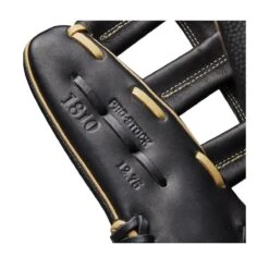Wilson A2000 SuperSkin 1810 Black/Blonde 12.75" -Baseball Store WBW100973 6 2023 A2000 OF 1810SS 1275 Black BlackSS Blonde