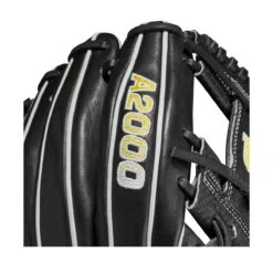 Wilson A2000SC 1786 Black/White/Yellow 11.5"-RHT -Baseball Store WBW100985 5 A2000 IF 1786SC SPIN CONTROL 115 Black White