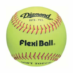 Diamond 9" DFX9YL Yellow Flexi-Balls-Dozen