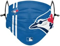 Foco MLB Blue Jays On-Field Pleated Face Cover 19 Foco MLB Blue Jays On-Field Pleated Face Cover -Baseball Store fl 203721 60 4