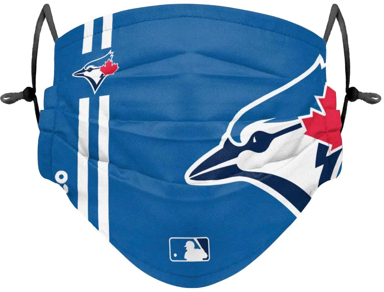 Foco MLB Blue Jays On-Field Pleated Face Cover 8 Foco MLB Blue Jays On-Field Pleated Face Cover - Image 8