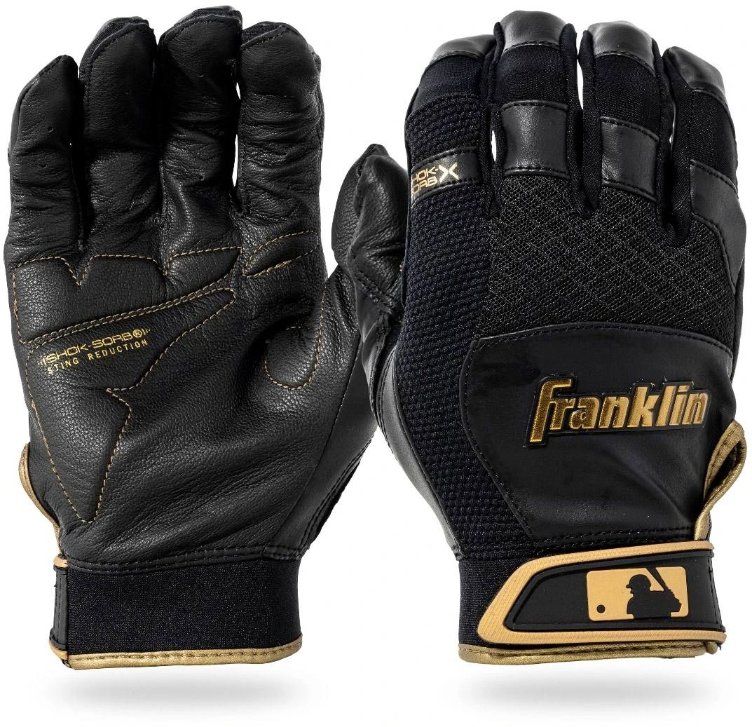 Franklin Shok Sorb X Black/Gold Adult 1 Franklin Shok Sorb X Black/Gold Adult