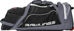 Rawlings R1502 Wheeled Catcher's Bag -Baseball Store r1502 b 4 1