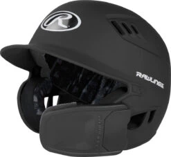 Rawlings R16 Velo Helmet - 1 Tone Matte Reversible EXT - SR -Baseball Store r6r07s mbk rev 5