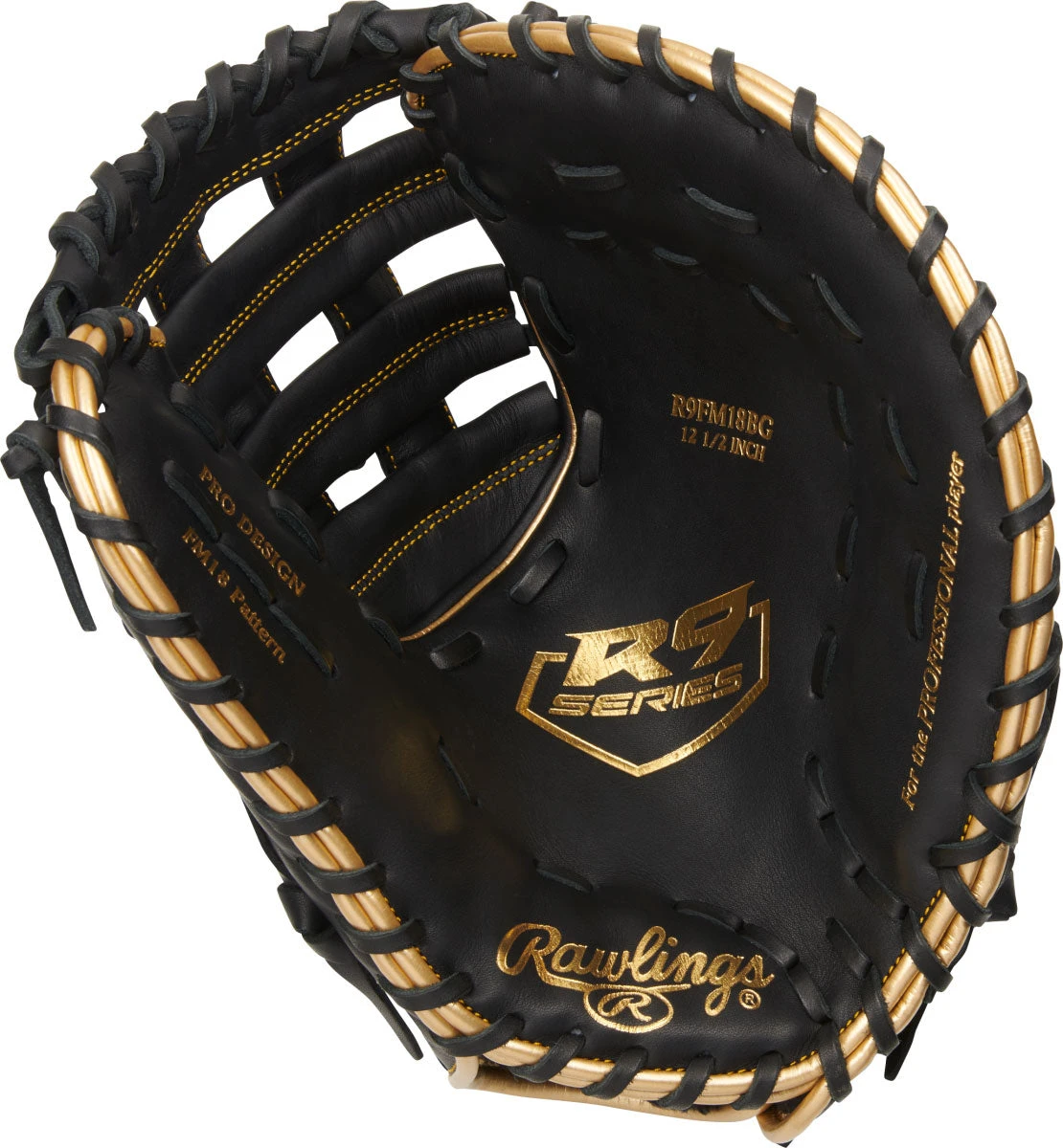 Rawlings R9 Baseball 12 1/2" FBM, Conv/Mod Pro H Web 18 Rawlings R9 Baseball 12 1/2" FBM, Conv/Mod Pro H Web - Image 18