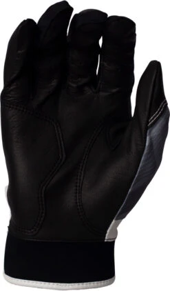 Worth Pro Series Batting Gloves - Black 23 Worth Pro Series Batting Gloves - Black -Baseball Store wbgl20 blk 1 2
