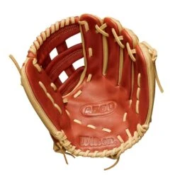 Wilson A500 Dual Post Web Copper/Blonde 12" -Baseball Store wbw100157 1