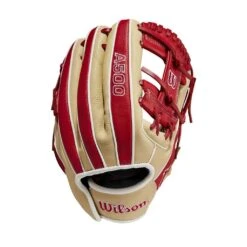 Wilson A500 H-Web Blonde/Red 11"