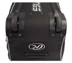 Rawlings YADIWCB Wheeled Catchers Bag - Black -Baseball Store yadiwcb b 2